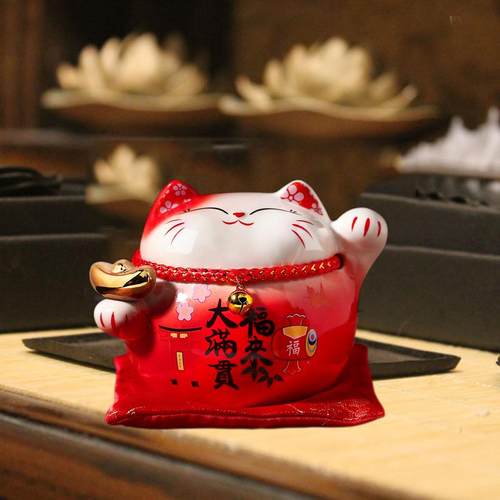 招财好运家用小开业陶瓷招财猫
