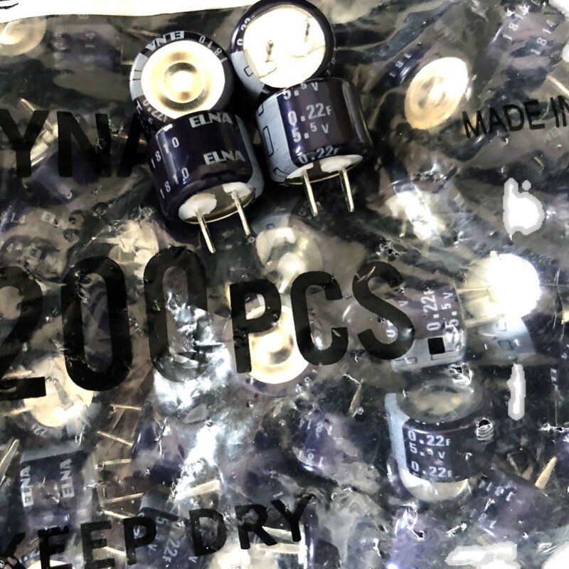 日本 ELNA 依娜 DH-5R5D224T 5.5V0.22F C型 超级法拉电容 代松下