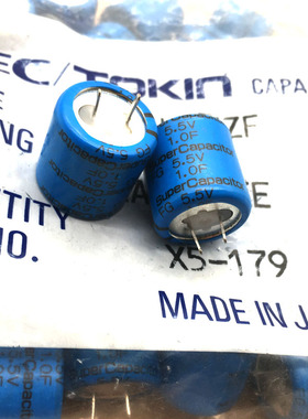 全新！超级法拉电容 日本NEC TOKIN 5.5V1.0F FG0H105ZF C型 直插