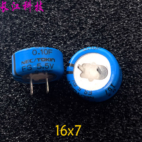 日本 NEC TOKIN 0.1F 5.5v 5.5v0.1f C型 超级法拉电容 104 16x7