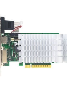 GT720半高2U刀卡4U全高服务器品牌工控机被动式散热片PCIE x8显卡