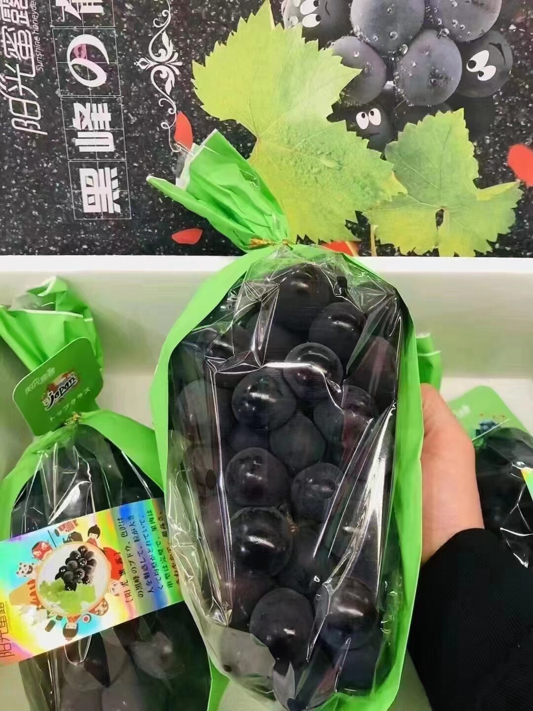 黑锋葡萄 巨峰葡萄当季新鲜水果整箱4斤礼盒端午节送礼上海同城配