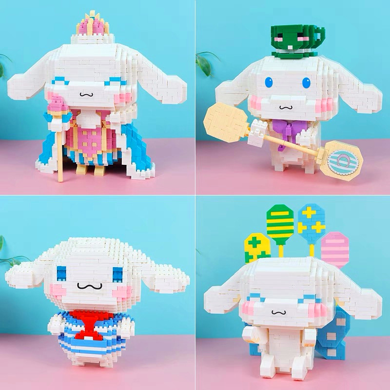 微型小颗粒儿童拼装积木立体益智玩具女孩成年人拼图美乐蒂玉桂狗,玩具/童车/益智/积木/模型,普通塑料积木,淘宝优惠券,粉丝福利购,淘宝优惠卷