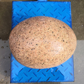 大圆鹅卵石风水摆件天然石春圆形河石大号石头原石白色鹅软石镇宅