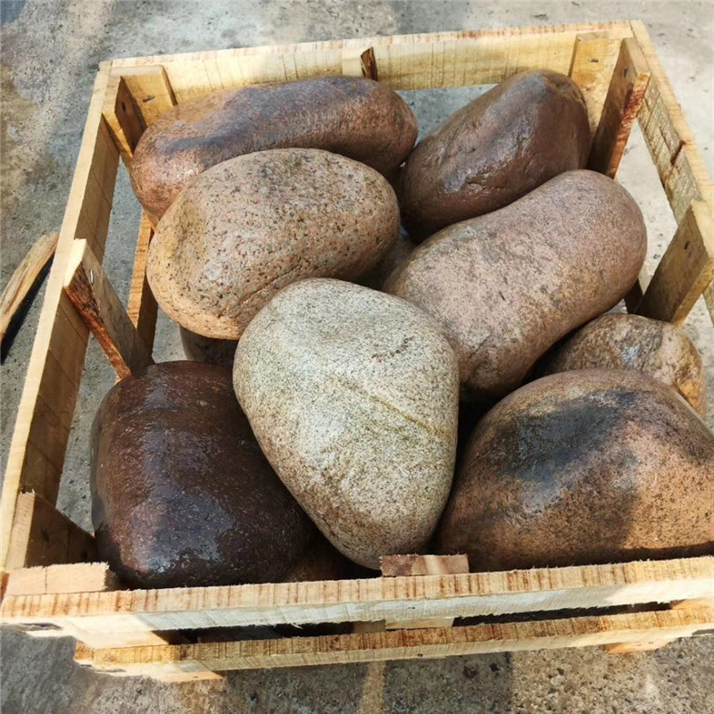 鹅卵石天然超大河石暖石小鹅软石头鱼缸庭院池塘造景园艺装饰布景