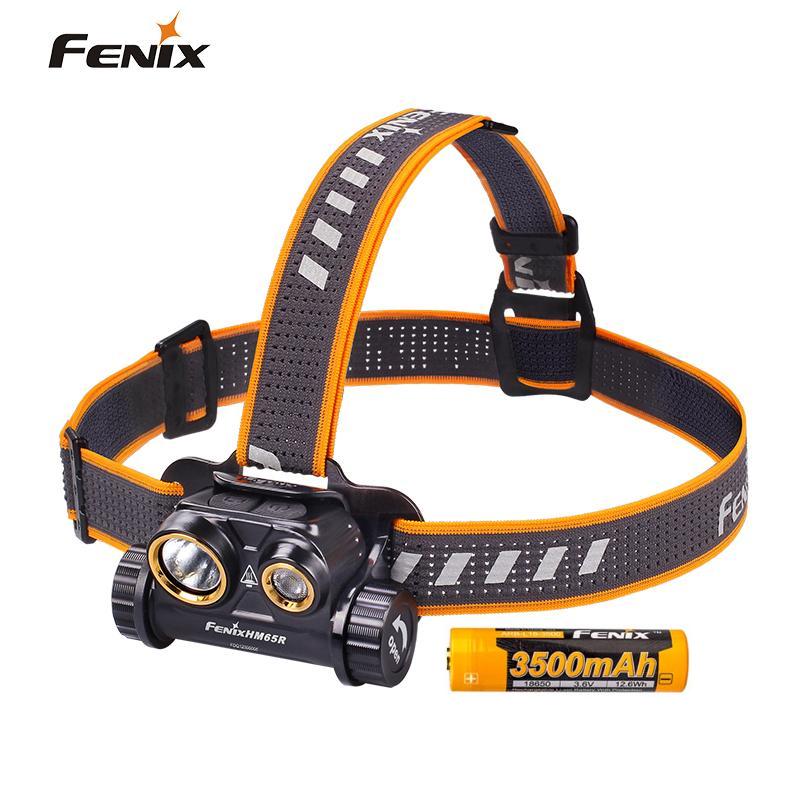 Fenix菲尼克斯HM65R聚泛双光源USB充电防水强光头灯夜钓户外探索