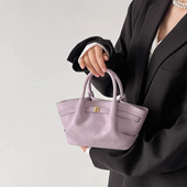 原创设计春暖花开 托特饺子包包女2025新款 手提单肩斜挎软皮小包