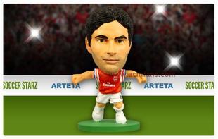 阿森纳球星公仔 阿尔特塔 SoccerStarz 足球人偶模型