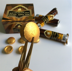 阿拉伯水烟炭 熏香炭 香道炭 金炭 金色炭 教堂乳香用炭