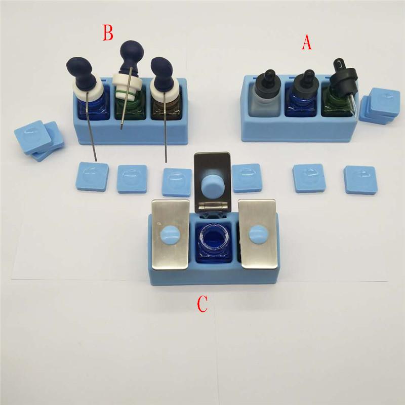 牙科滴瓶药水瓶管理盒高档吸药水吸瓶可高温高压消毒齿科口腔