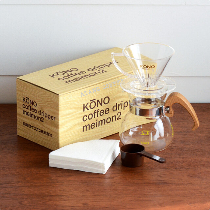 日本Kono滤杯樱花木柄壶手冲套装