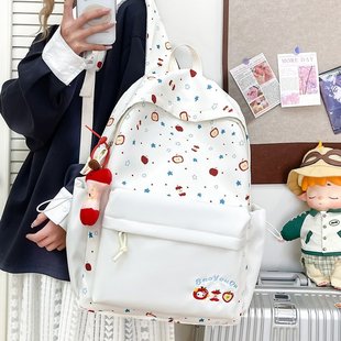 书包初中生女生高中生韩系高颜值小众2026新款大容量双肩包女