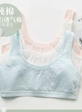小学生11-13-14岁女孩大码纯棉