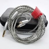 高解析4股镀银线材mmcx0.78针耳机升级线 特价 库存耳机线便宜处理