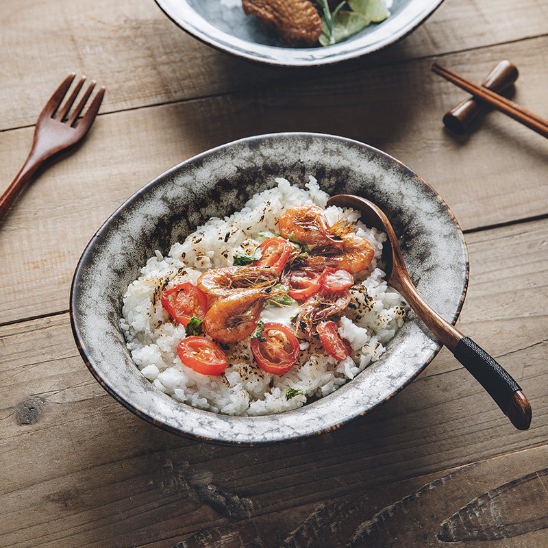 陶瓷椭圆盘深汤盘日式餐具异形盘装菜盘深鱼盘西餐盘沙拉盘子商用,餐饮具,盘,淘宝优惠券,粉丝福利购,淘宝优惠卷