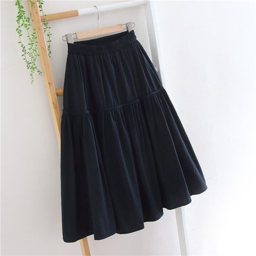 早春夏款新品2026纯色女棉麻长裙