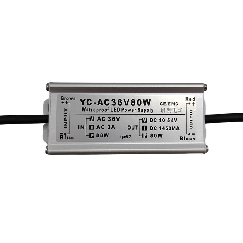 研创路灯工矿灯防水驱动电源80W