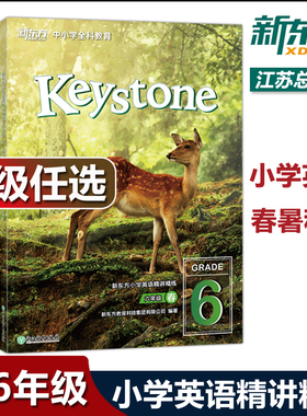 正版包邮】年级任选】新东方 Keystone 小学英语精讲精练 三四五六年级34566年级春暑秋寒 普通强化版 中小学教育 浙江教育出版社