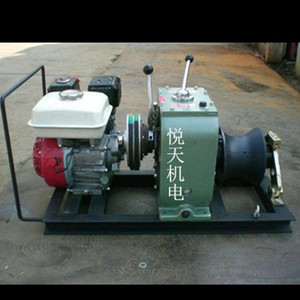 。汽油发动机汽油机动绞磨机电动电力牵引机放线机收线机3吨5吨