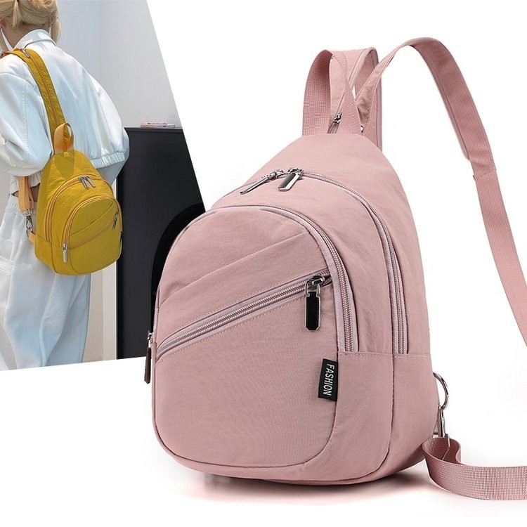 胸包女多功能单肩斜挎包韩版帆布尼龙时尚休闲旅行迷你双肩背包女,箱包皮具/热销女包/男包,双肩背包,淘宝优惠券,粉丝福利购,淘宝优惠卷