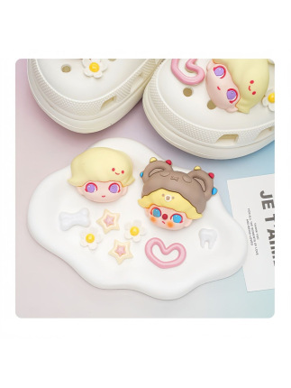 Little Bubble Doll Pop Mart Dimoo Doll Shoe Charms DIY Detachable Accessories Decorative Buckle