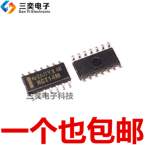 CD74HCT14M96 SOP-14贴片 缓冲器 逻辑芯片 TI 原装正品 三奕电子