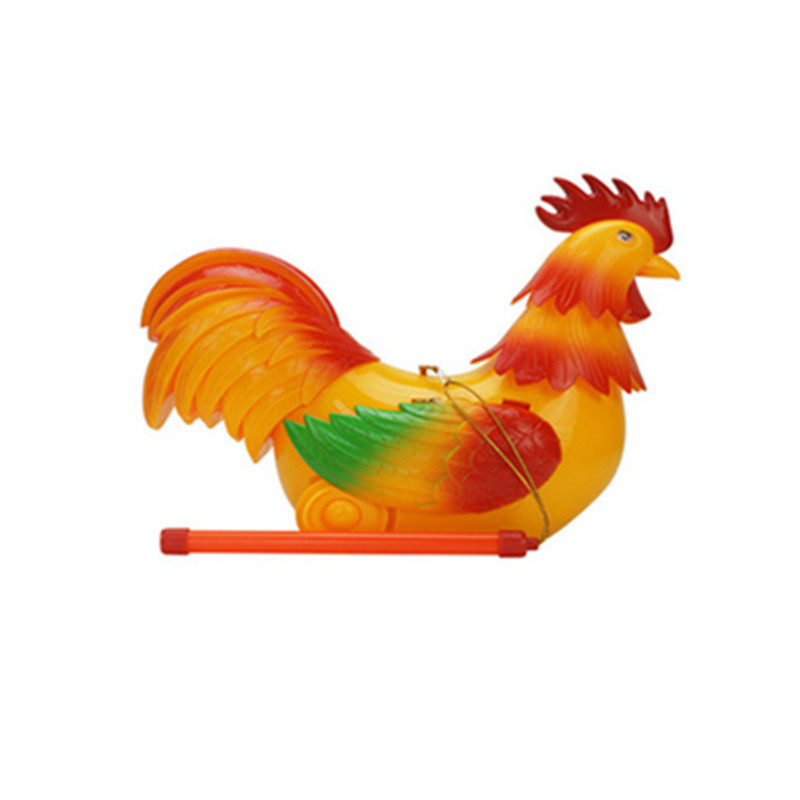 节日喜庆元宵万向电动儿童玩具大公鸡手提灯笼中秋灯光音乐包邮