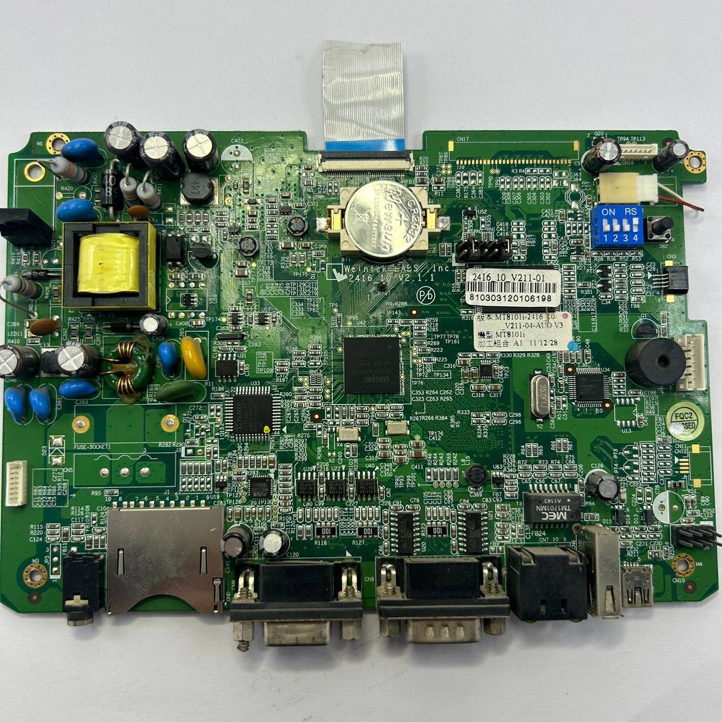 [议价]威纶MT8100i  V2WN 线路板二手拆