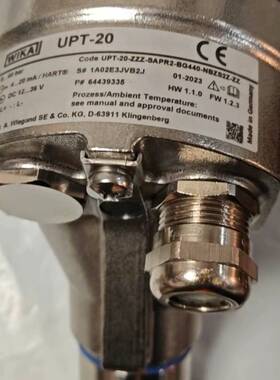 德国威卡压力变送器，型号：UPT-20