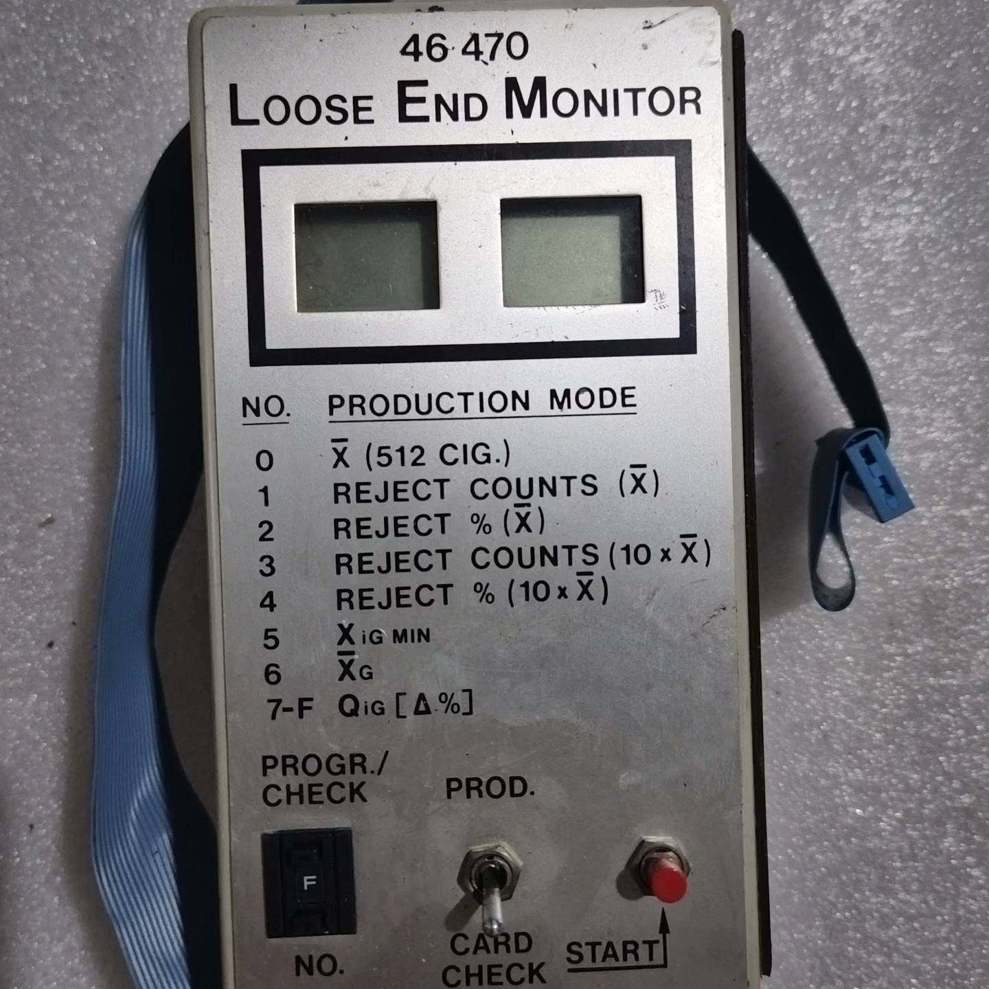LOOSE END MONITOR”（散端监测仪  ）设备，