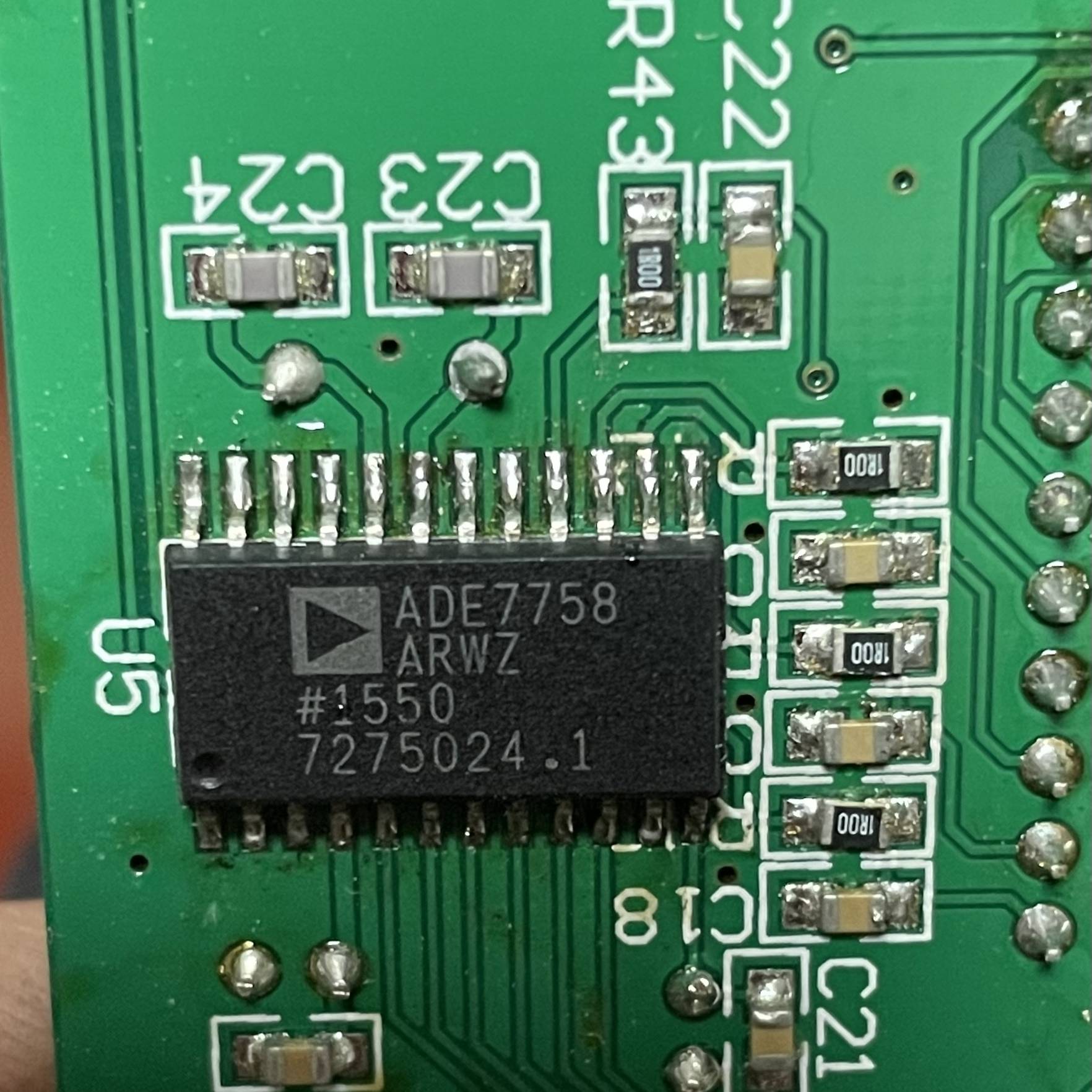 [议价]ADE7758ARWZ带板芯片