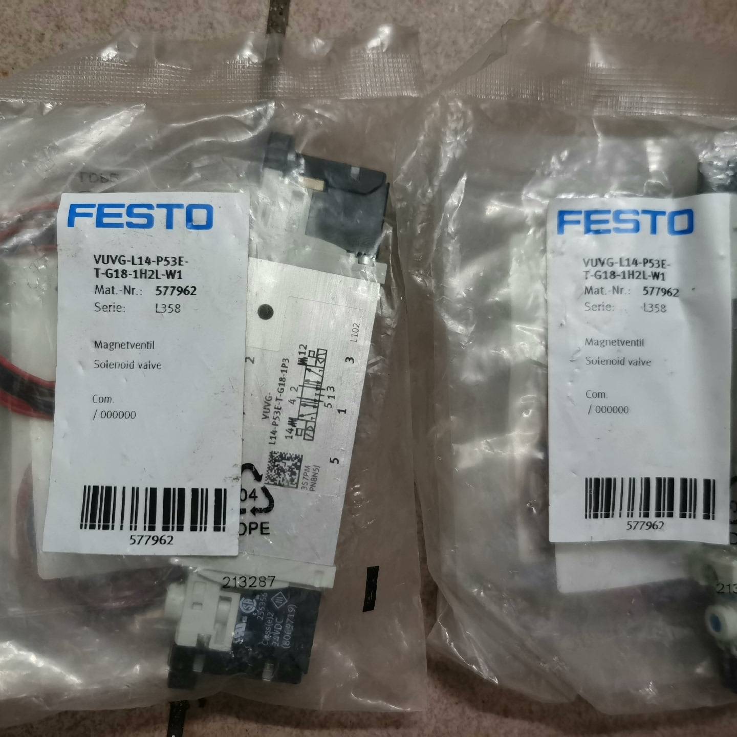 [议价]电磁阀 费斯托 577962  VUVG-L14-