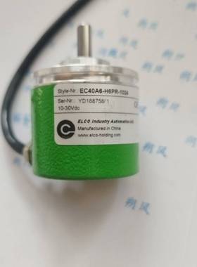 ELCO宜科编码器EC40A6-H6PR-1024，绿色外壳