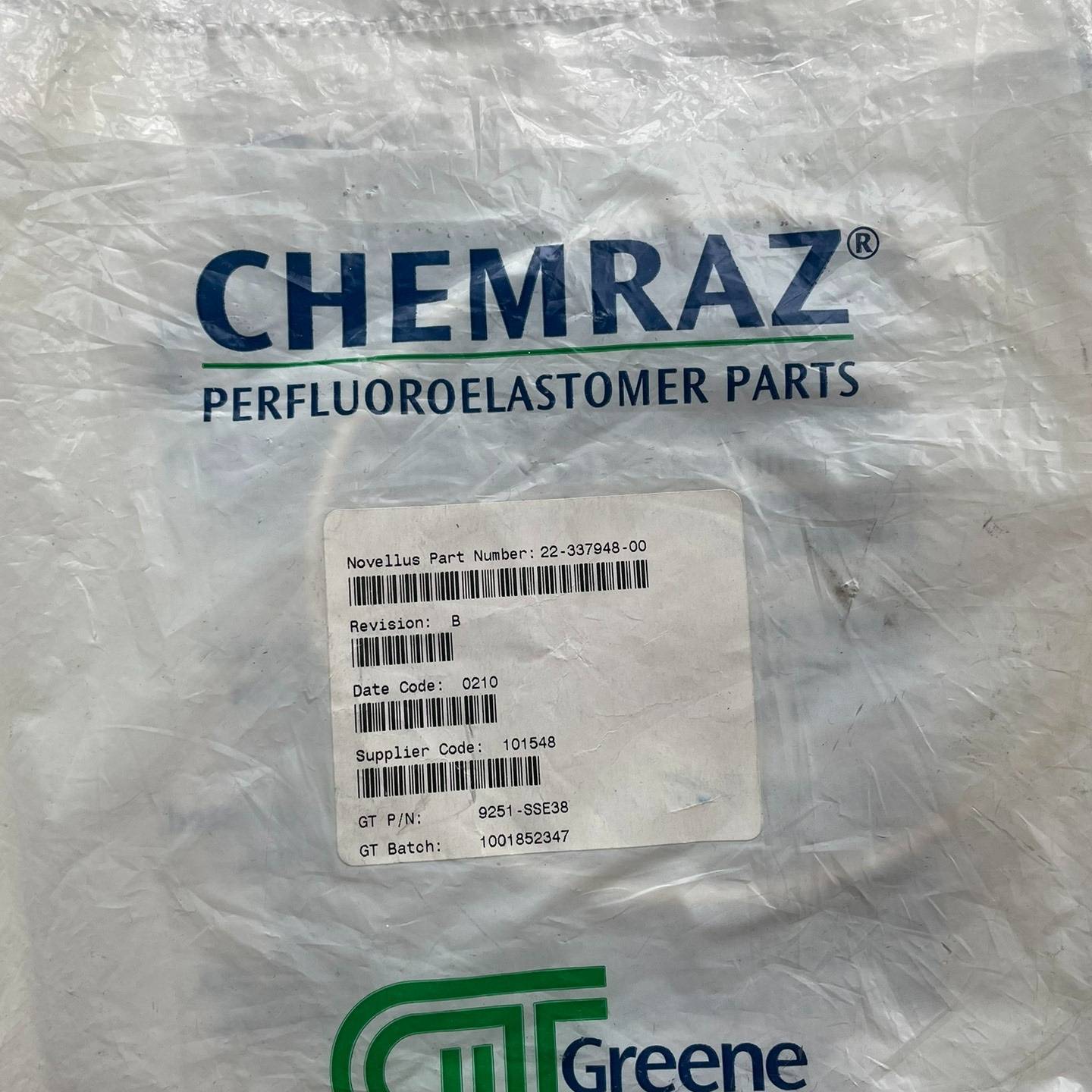 [议价]CHEMRAZ NOVELLUS PART NUMBER:2
