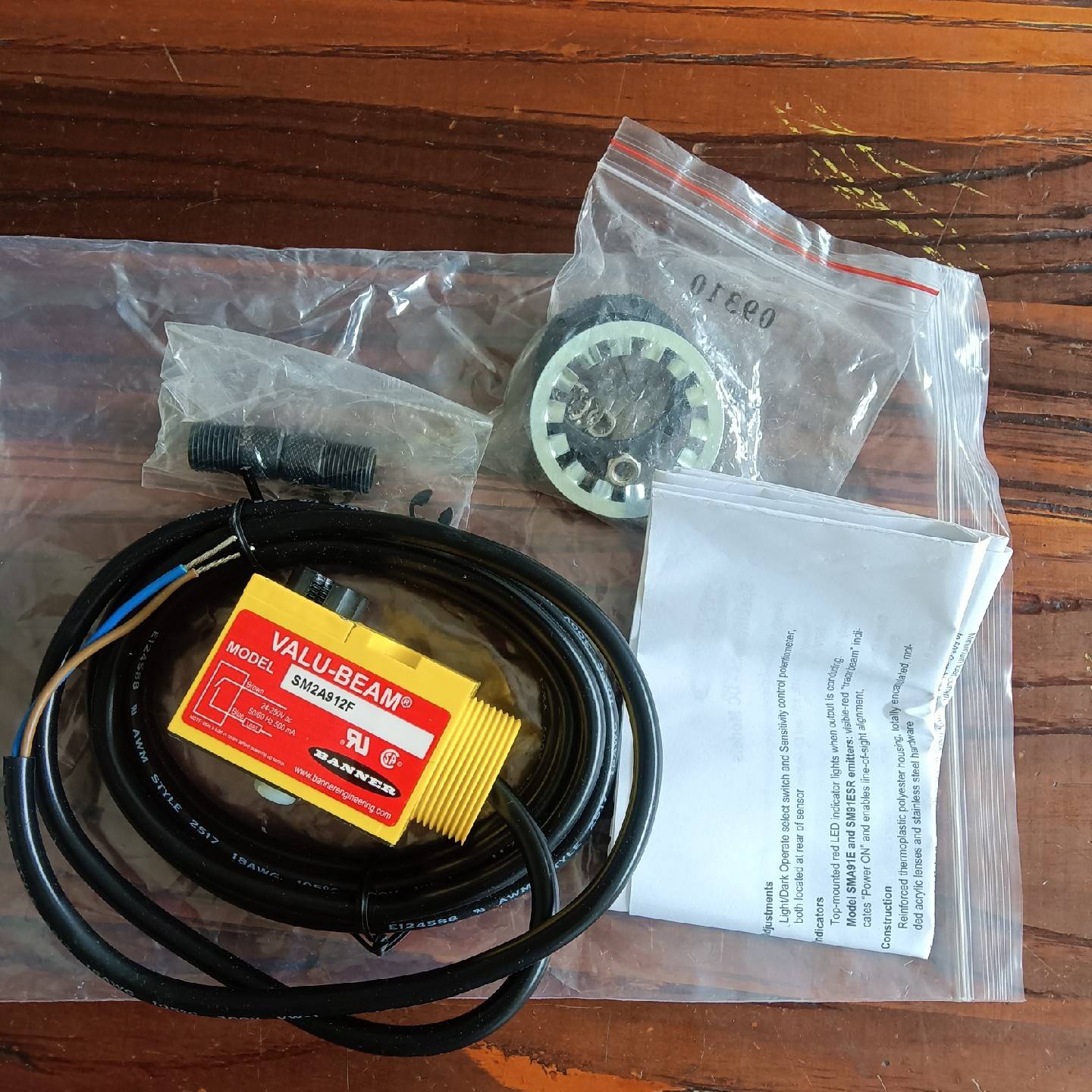 [议价]2A912F邦纳光纤放大器，全新配件齐全，