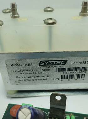 SYSTEC脱气机真空泵，型号ZHCR，P/N 9000-1