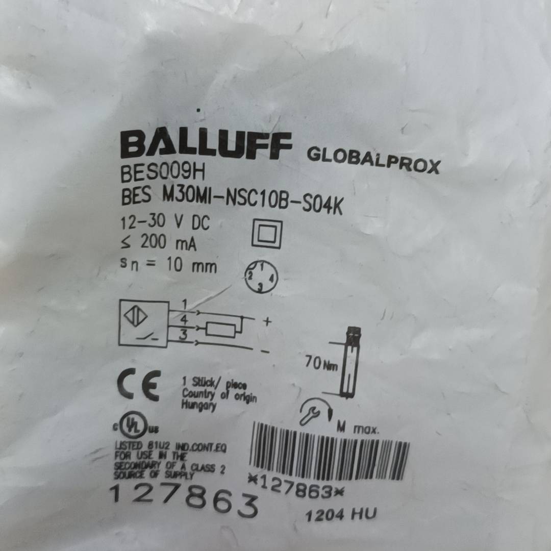 [议价]巴鲁夫 传感器 BES M30MI-NSC10B-S04K