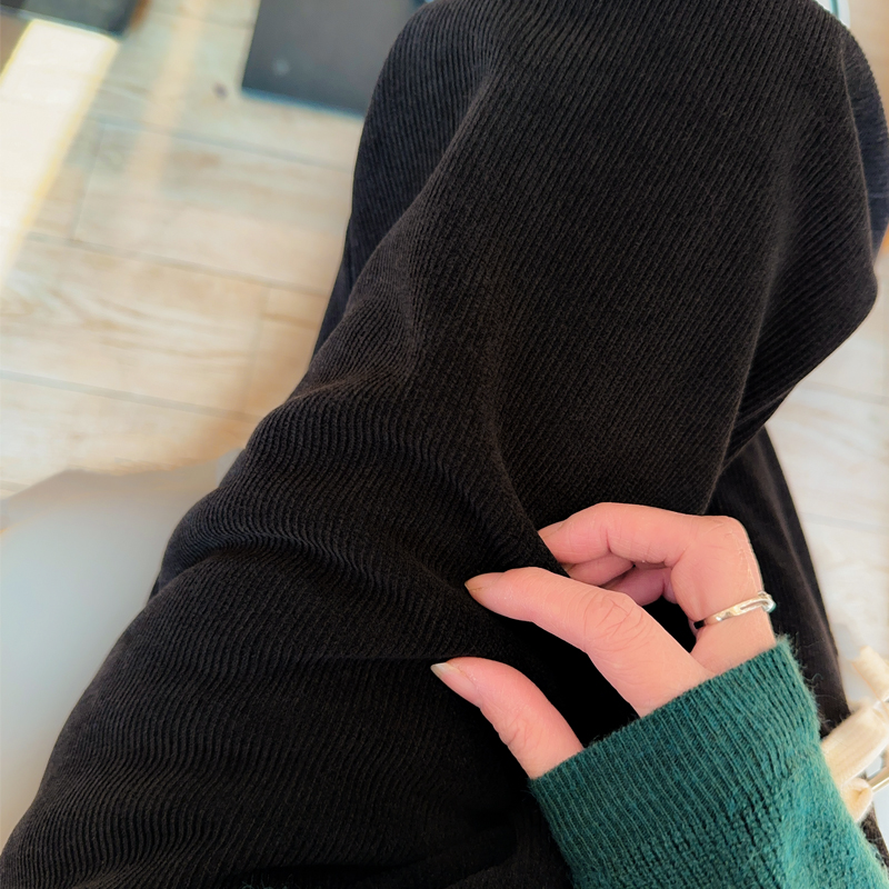加绒裤子女直筒款灯芯绒阔腿裤女
