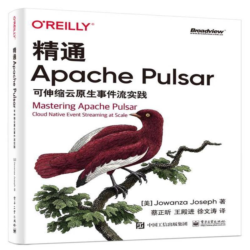 RT69包邮 精通Apache Pulsar:可伸缩云原生事件流实践:cloud native event streaming at sca电子工业出版社计算机与网络图书书籍