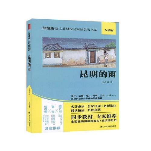 RT69包邮 昆明的雨四川人民出版社传记图书书籍