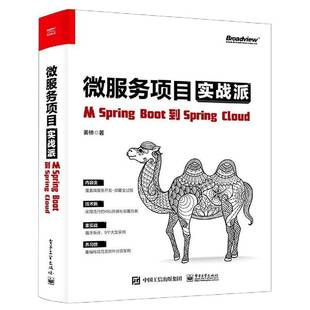 Cloud电子工业出版 RT69 Boot到Spring 微服务项目实战派——从Spring 社计算机与网络图书书籍 包邮