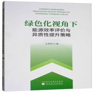 RT69包邮 绿色化视角下能源效率评价与异质性提升策略经济科学出版社经济图书书籍