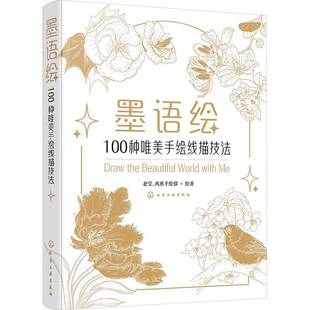 社艺术图书书籍 墨语绘：100种唯美手绘线描技法化学工业出版 RT69 包邮