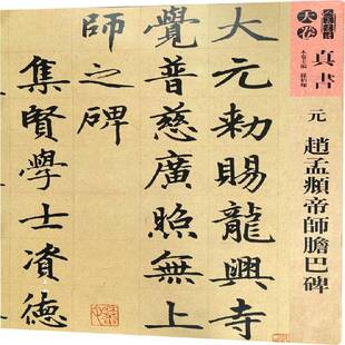 赵孟頫帝师胆巴碑人民社艺术图书书籍 元 RT69 包邮