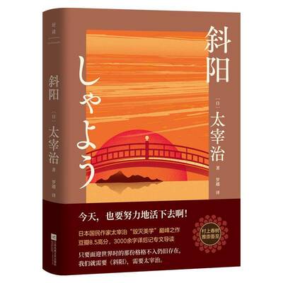 RT69包邮 斜阳江苏凤凰文艺出版社小说图书书籍