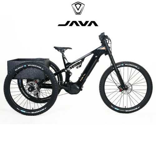 JAVA佳沃J-AIR E-Cargo电助力软尾三轮车碳纤维前三角12速99新