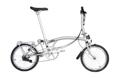 3sixty国产小布折叠车16寸6速内3外2铬钼钢三折叠自行车轻便休闲