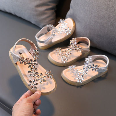 27女童凉鞋2021夏新款儿童沙滩鞋中大童小女孩鞋百搭软底公主凉鞋