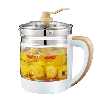 养生壶配件单壶的壶身3三环单卖通用玻璃壶体养身裸壶小三环接口