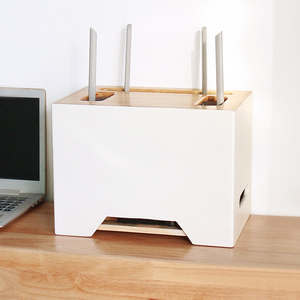 无线wifi路由器收纳盒桌面置物架